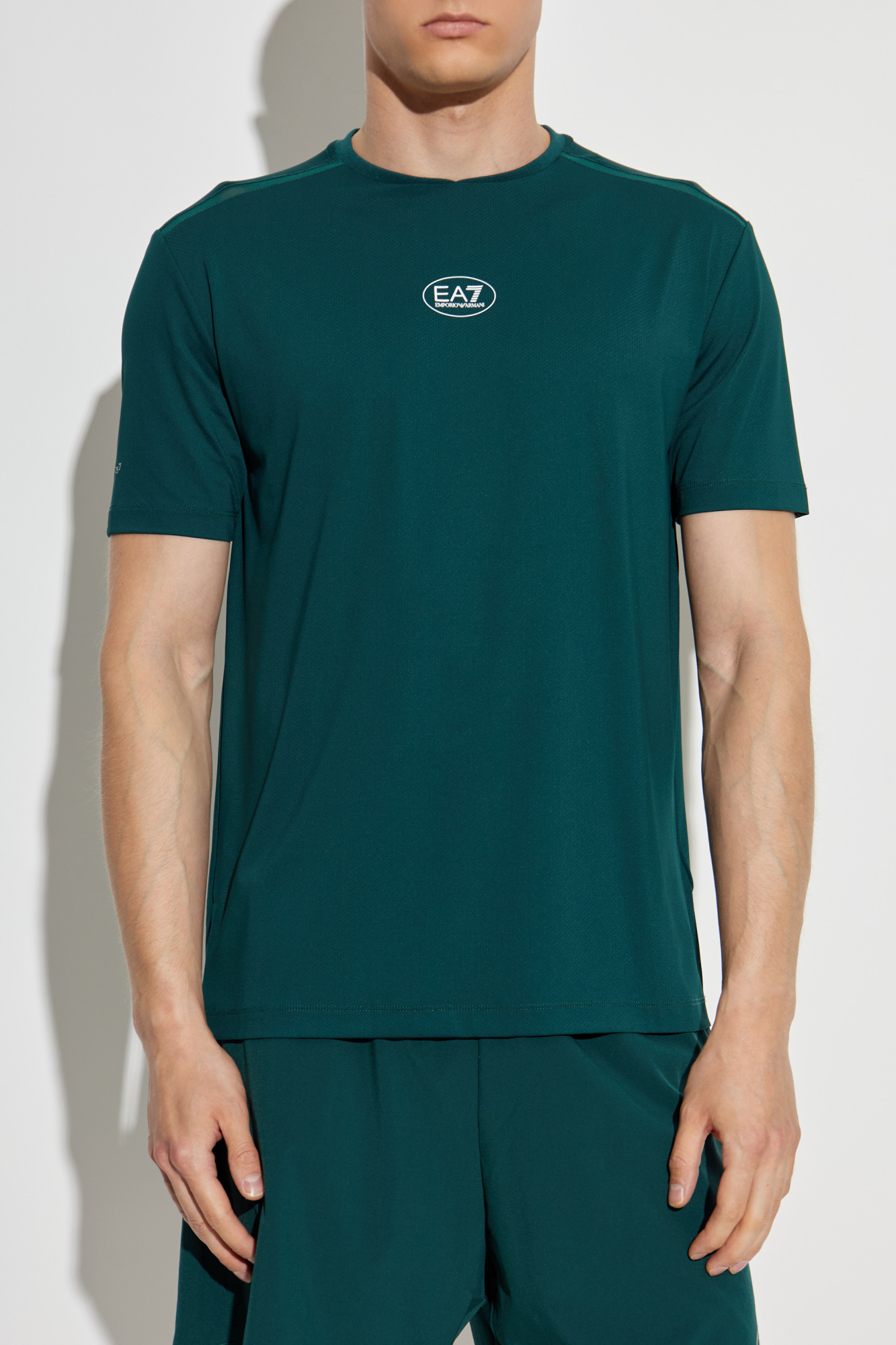 Tシャツ・カットソー EMPORIO ARMANI Men T-shirt Green EM001717AF14836 F9049 Tシャツ・カットソー EMPORIO ARMANI Men T-shirt Green